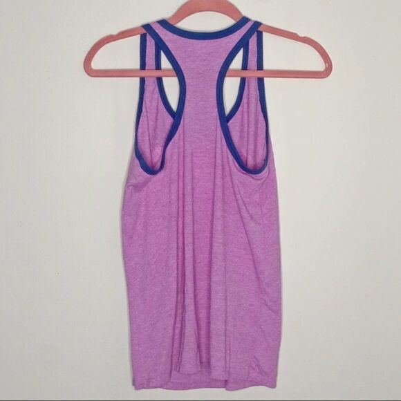 2/$20 Athletic Works 'Should Would Could Did' Activewear Purple Tank - Picture 12 of 15